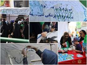 حضور فعال دانشجویان دانشگاه در برپایی غرفه‌های متنوع فرهنگی به مناسبت عید سعید غدیر خم