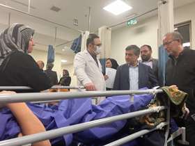 بازدید معاون وزیر بهداشت از بیمارستان شهدای تجریش