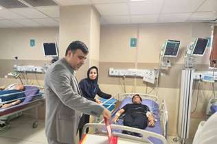 بازدید نوروزی معاون درمان دانشگاه از بیمارستان‌های اختر و شهید مدرس