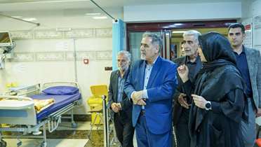 بازدید نوروزی رییس دانشگاه از بیمارستان‌های زنجیره‌ای دماوند