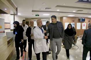 بازدید معاون درمان دانشگاه از بیمارستان‌های فیروزکوه و بومهن