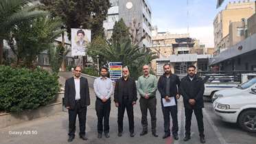 بازدید مدیر حراست دانشگاه از مراکز بهداشتی، درمانی و دانشکده‌ها