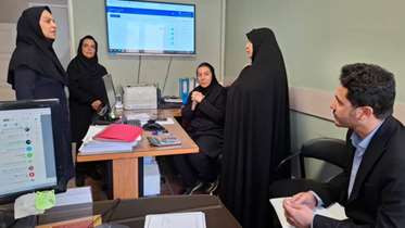  بازدید نمایندگان سازمان بازرسی کل کشور از مرکز بهداشت شمال تهران