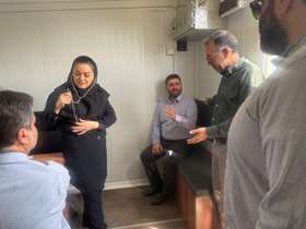 بازدید مسئولان شهرستان شمیرانات از روند ارایه خدمات به عشایر دشت لار 