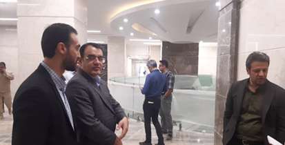 بازدید جمعی از مدیران وزارت بهداشت از بیمارستان شهدای تجریش