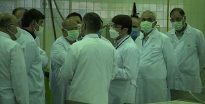 بازدید رییس دانشگاه  و اعضای هیئت رییسه از پژوهشگاه علوم و فنون هسته‌ای