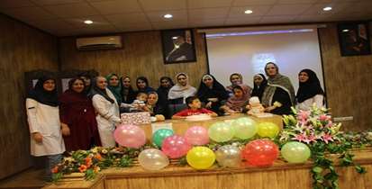 بزرگداشت هفته جهانی شیر مادر در بیمارستان مهدیه 