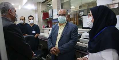 بازدید دکتر زالی از داروخانه بیمارستان لقمان حکیم در راستای اجرای طرح دارویار