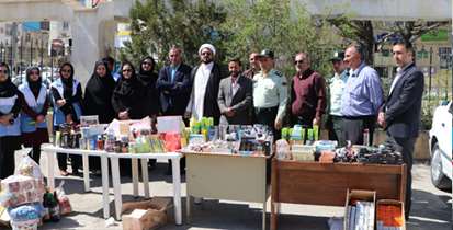 معدوم سازی 2700 کیلوگرم مواد غذایی  غیربهداشتی و غیر مجاز در فیروزکوه