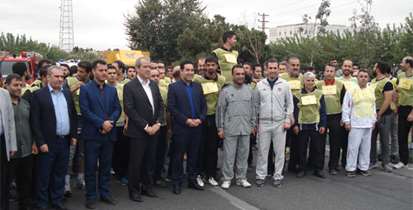 برگزاری مسابقه دو با حضور کارکنان ادارات منطقه جنوب شرق تهران