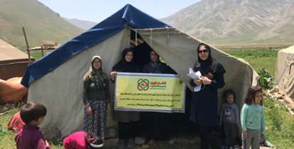 کمپین فشارخون به عشایر دشت لار رسید