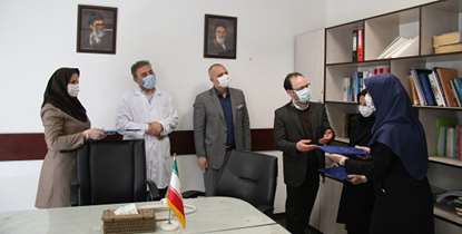 مراسم گرامیداشت روز مددکار در بیمارستان شهدای تجریش برگزار شد