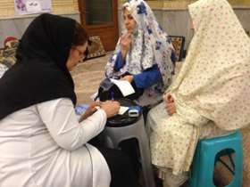 آموزش و غربالگری نمازگزاران شهر لواسان 