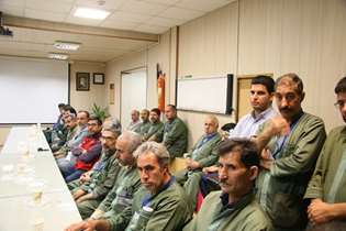 برگزاری مراسم بزرگداشت روز کارگر در بیمارستان شهدای تجریش