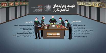 توصیه های بهداشتی در تهیه و توزیع نذری های ماه محرم 