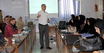 حضور اساتید و اعضای هیات علمی دانشگاه در کارگاه اخلاق علمی و حرفه ای