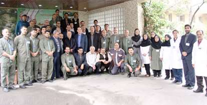 مراسم گرامیداشت روز کارگر در بیمارستان شهدای تجریش