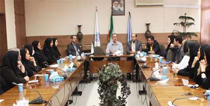 نشست مدیریت بیمارستان آیت اله طالقانی با متصدیان ثبت خدمت