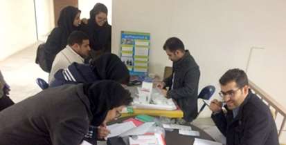 برپایی غرفه سلامت و جذب سفیر سلامت  دانشجو در دانشگاه پیام نور لواسان