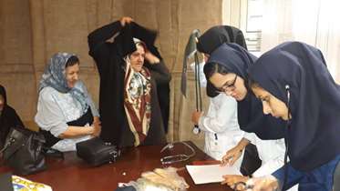 #بهداشت و سلامت برای همه/ ایستگاه های پایش سلامت توسط دانشکده پرستاری برپا شد