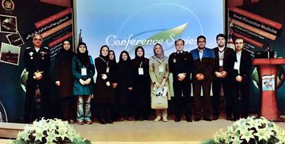 حضور فعال دانشکده سلامت در همایش طب پیشگیری، بهداشت، امداد و درمان دریایی