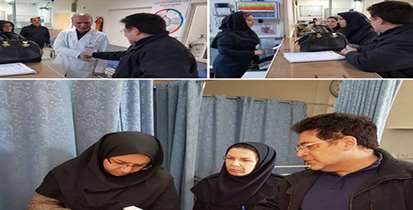 بازدید معاون بین الملل دانشگاه از روند ارائه خدمات مراکز پزشکی، آموزشی و درمانی شهید مدرس و آیت الله طالقانی در نوروز