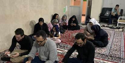 برگزاری مراسم معنوی شب های قدر در بیمارستان شهدای تجریش