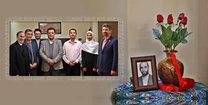 رئیس و مسئولین دانشگاه با خانواده شهید عطارباشی دیدار کردند