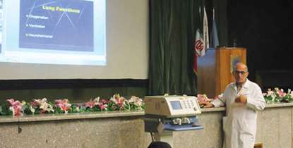 سمینار آموزشی «کاربرد دستگاه تهویه مکانیکی» درمرکز پزشکی امام حسین (ع)