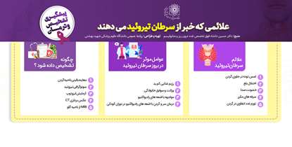 پیشگیری، علایم و درمان سرطان تیروئید/ سرطان تیروئید در سن پایین تری در زنان بروز می کند