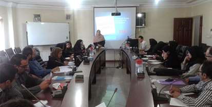 برگزاری کارگاه آموزشی"تربیت مربی آموزش مدیریت خطر بلایا" درحوزه بهداشت "TOT"