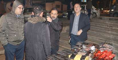 بازدید شبانه سرپرست شبکه بهداشت و درمان شمیرانات از بازار تجریش