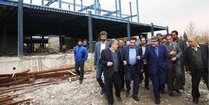 بازدید استاندار تهران از طرح توسعه بیمارستان زعیم پاکدشت