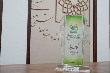 رییس دانشگاه برگزیده ویژه جایزه استانی جوانی جمعیت شد