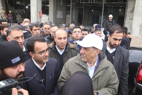 بازدید معاون اجرایی رییس‌جمهور و استاندار تهران از بیمارستان مفتح ورامین