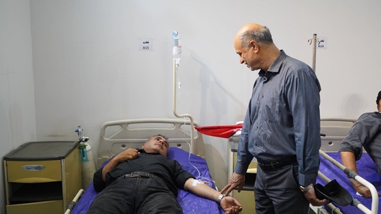 بازدید مشاور رییس دانشگاه علوم پزشکی شهید بهشتی از بیمارستان تخصصی موقت دانشگاه