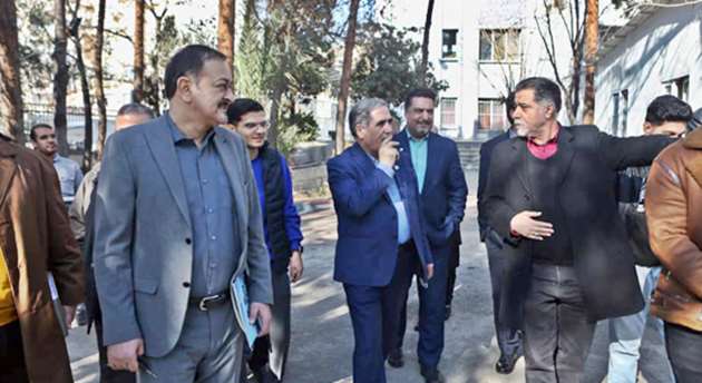 بازدید رییس دانشگاه از دانشکده توانبخشی