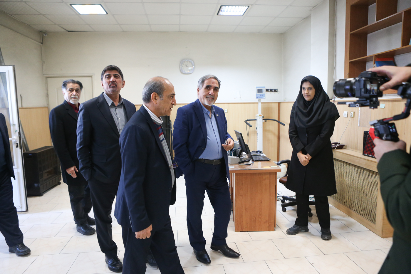 بازدید رییس دانشگاه از دانشکده توانبخشی و افتتاح دو پروژه&zwnj; عمرانی